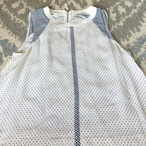 Madewell tank top with geometric design